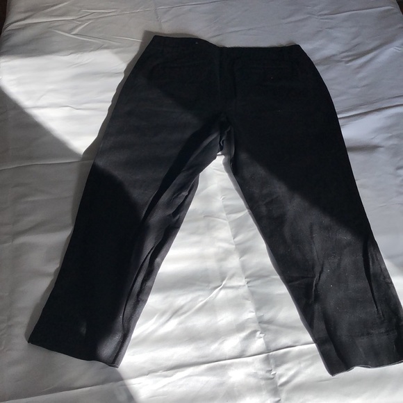 Women’s size 6P Talbots perfect crop black capris - Picture 9 of 11